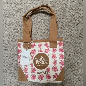 Hawaii Pink Floral Mini Tote Bag
